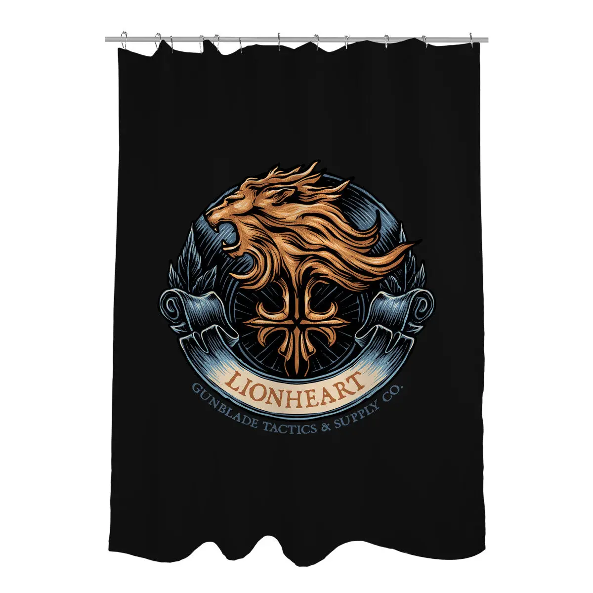 Gunblade Tactics Shower Curtains