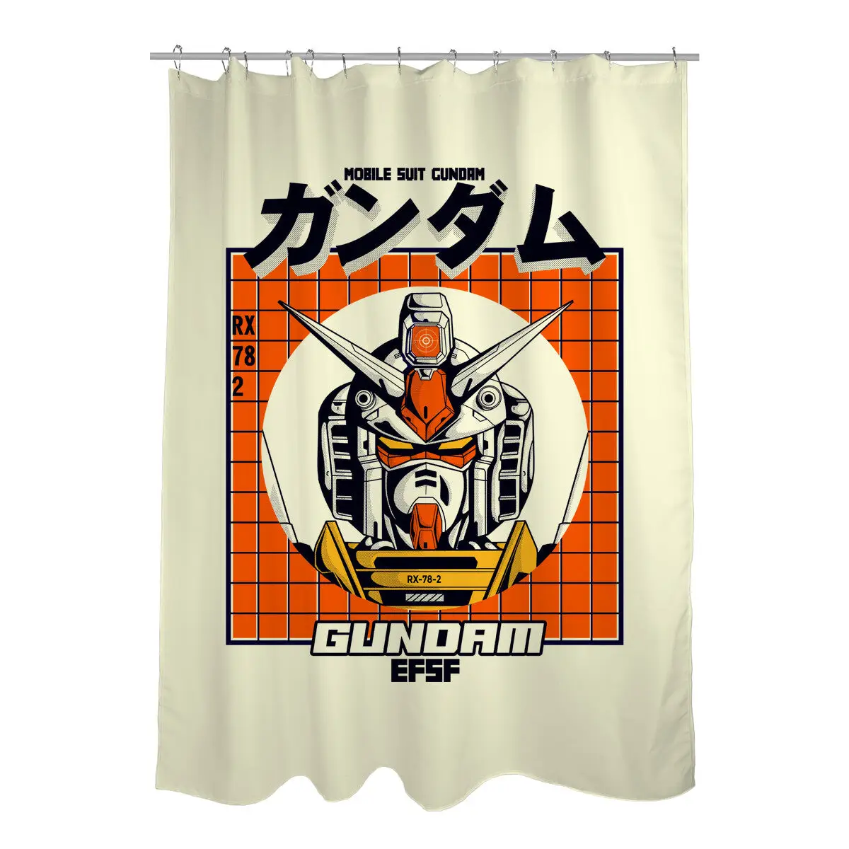 Gundam Shower Curtains
