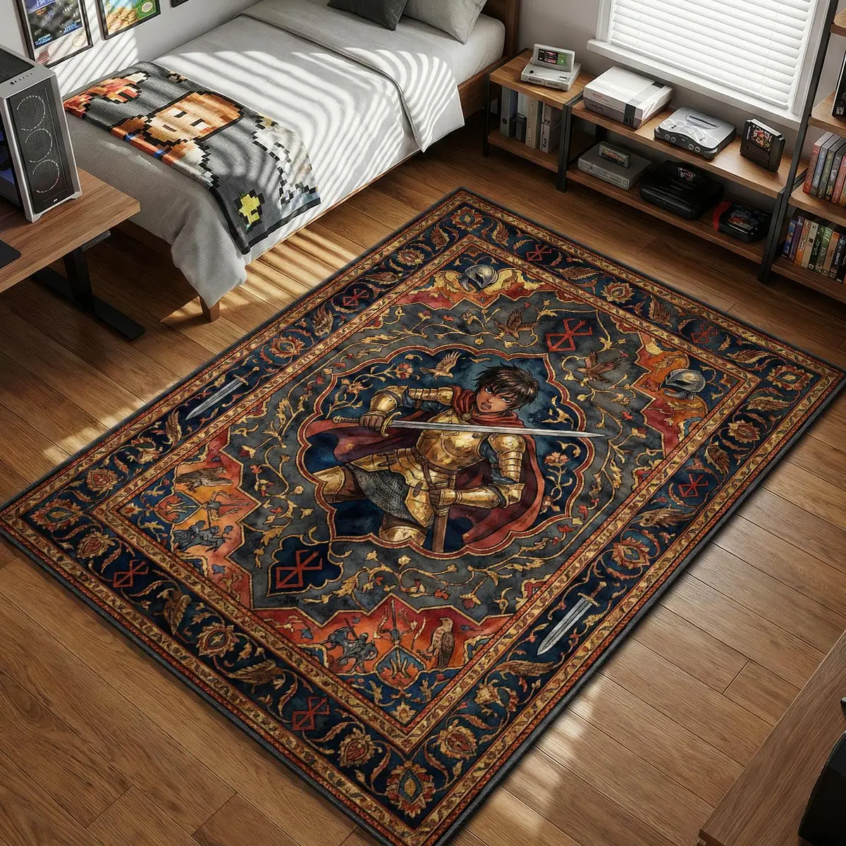Guts & Griffith Eclipse Duel Rug - Berserk Chair Mat