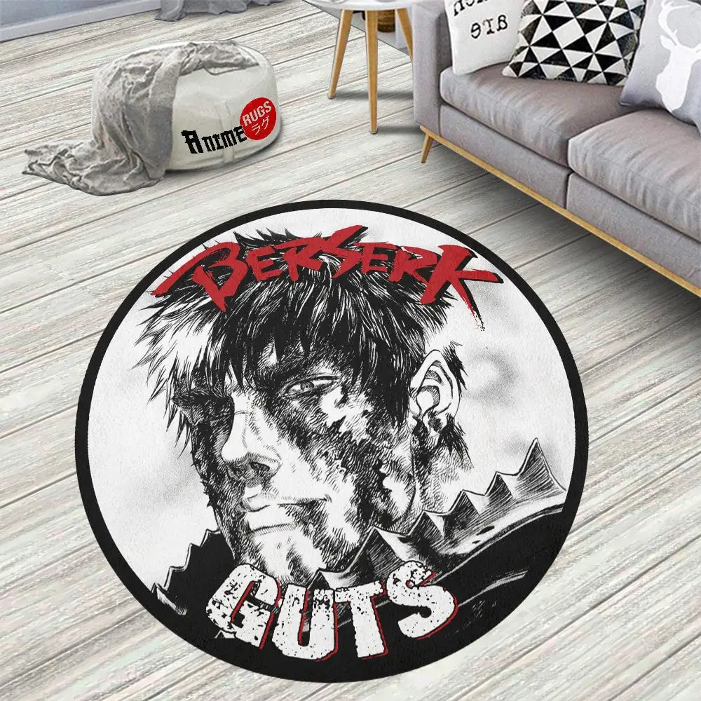 Guts Round Rug Custom Berserk