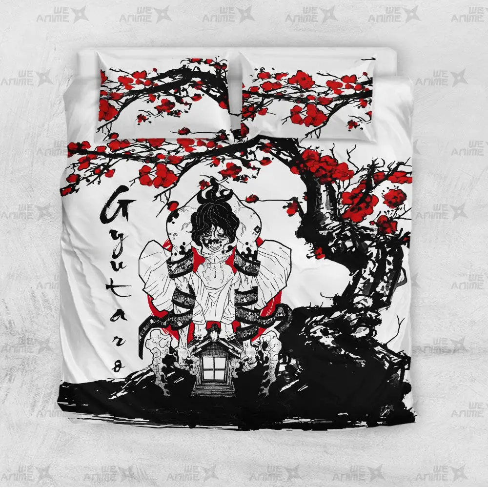 Gyutaro Japanese Custom Bedding Set Anime Room
