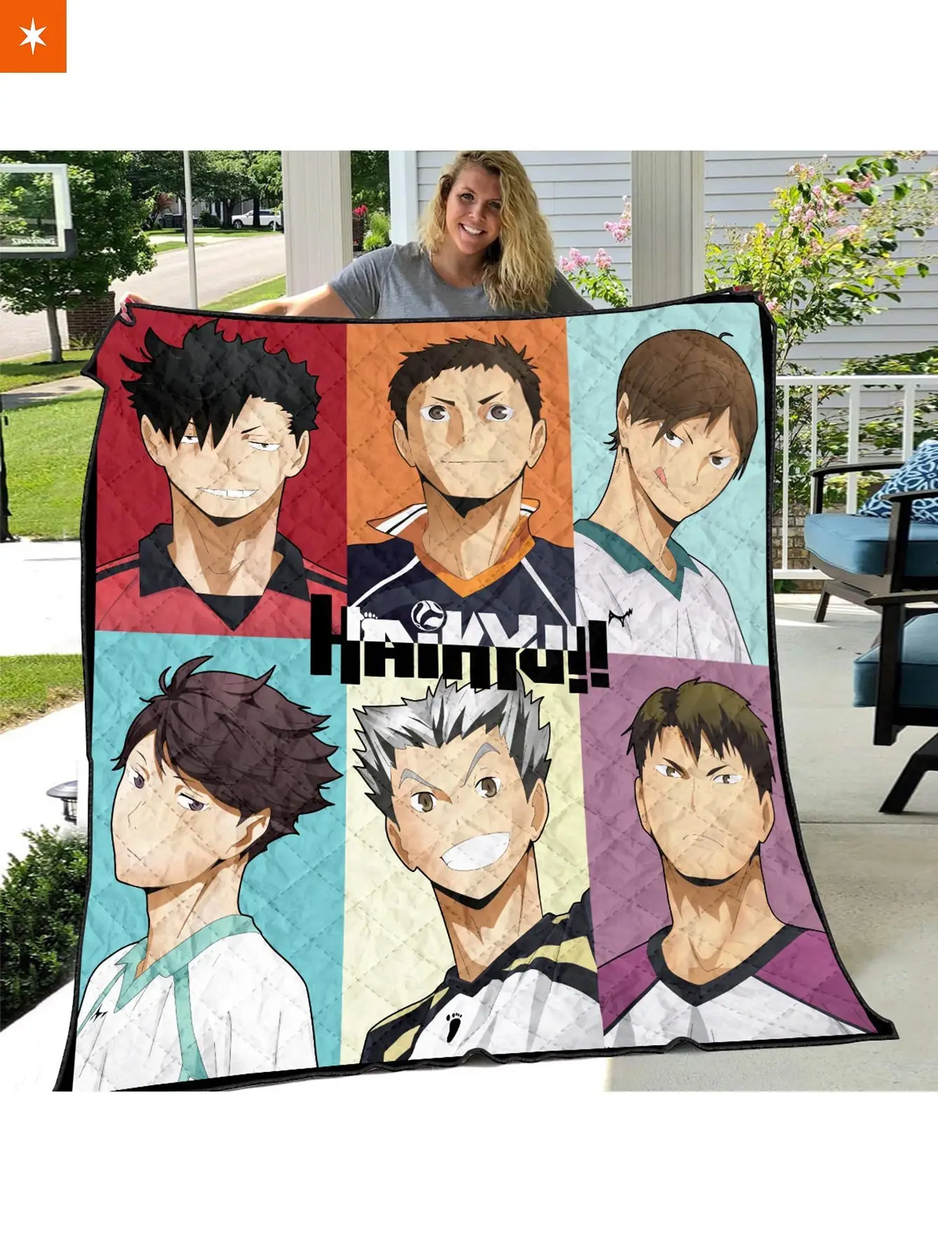 Haikyuu Captains Quilt Blanket