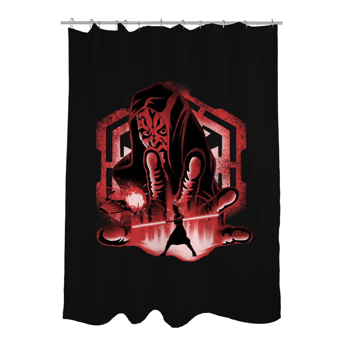 Hand Of Vengeance Shower Curtains