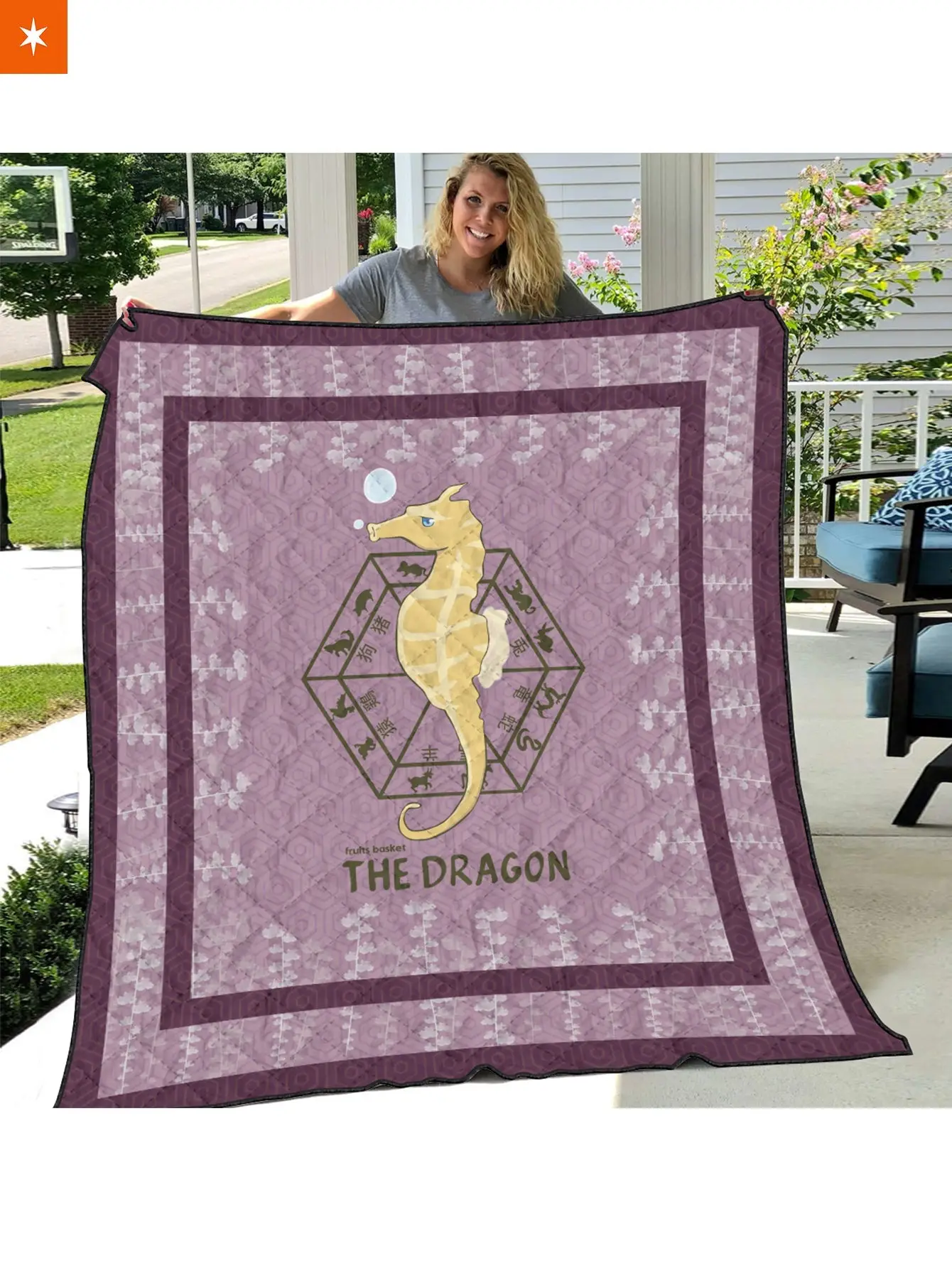 Hatori The Dragon Quilt Blanket