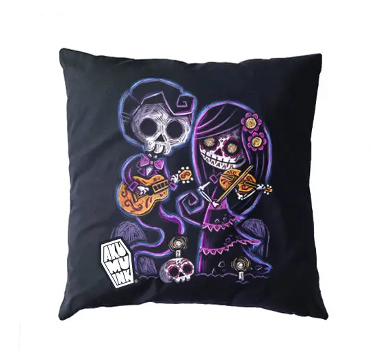 Haunting Melodies Pillow Cushion