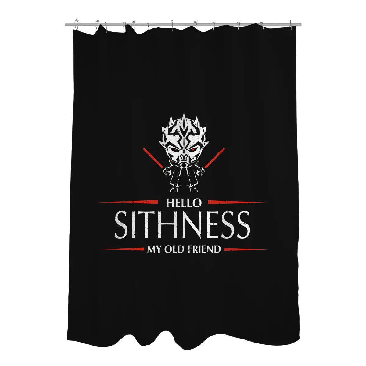 Hello Sithness Shower Curtains