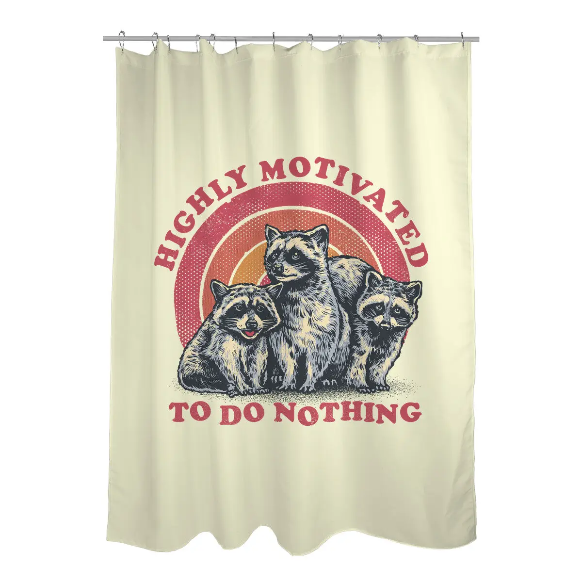 Highly Motivated To Do Nothing Shower Curtains