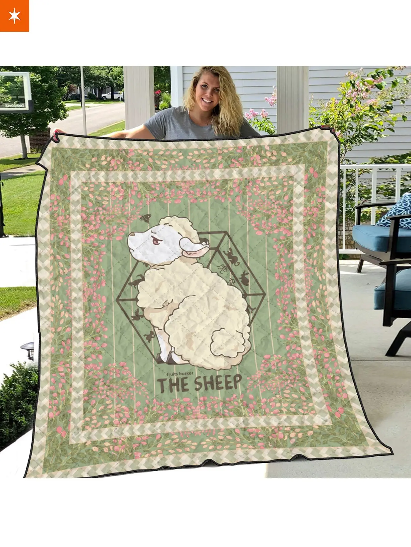 Hiro The Sheep Quilt Blanket
