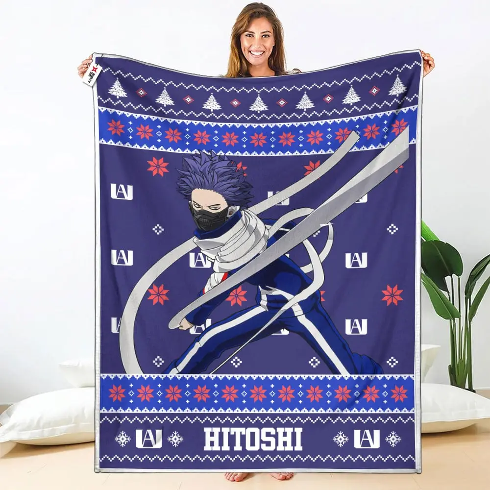 Hitoshi Shinso Blanket Custom My Hero Academia Anime