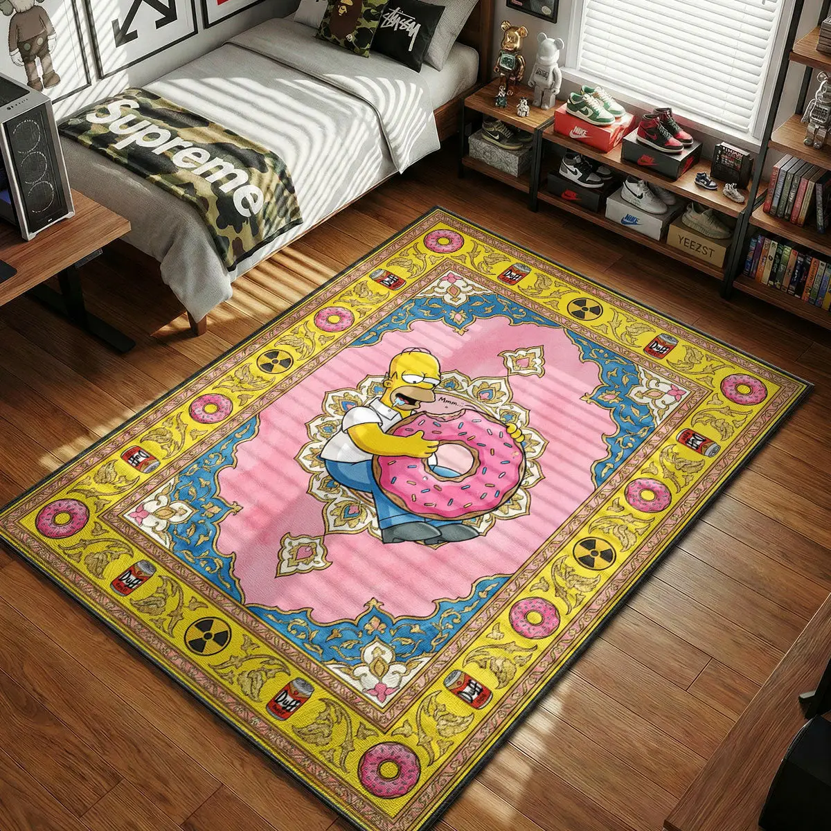 Homer Giant Donut Rug - The Simpsons Room Mat