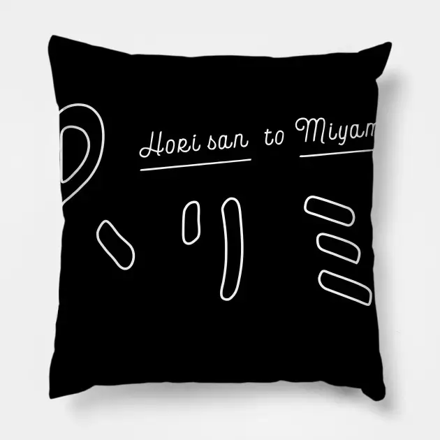 Horimiya Pillows - hori monoline