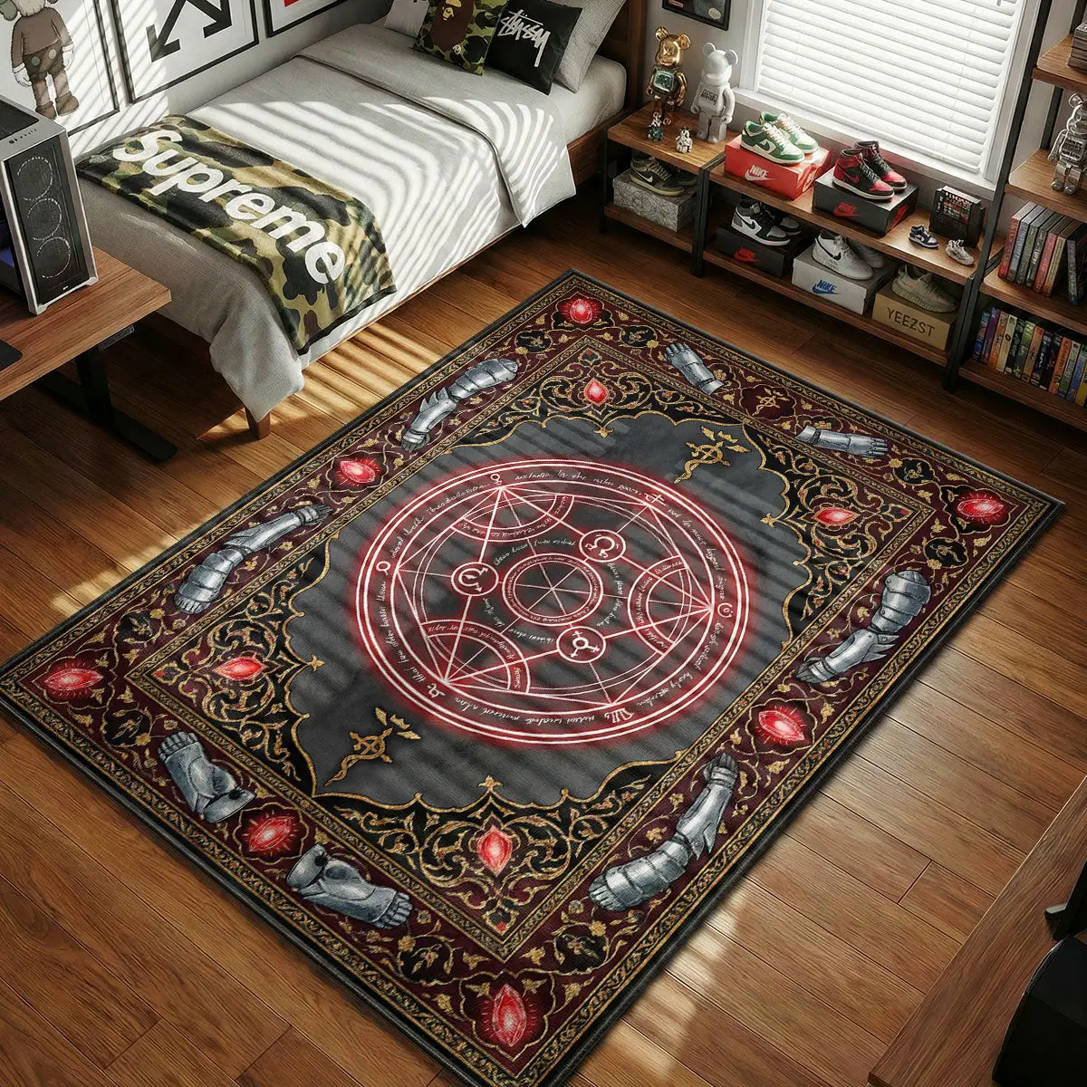 Human Transmutation Alchemy Rug - Fullmetal Alchemist Room Mat