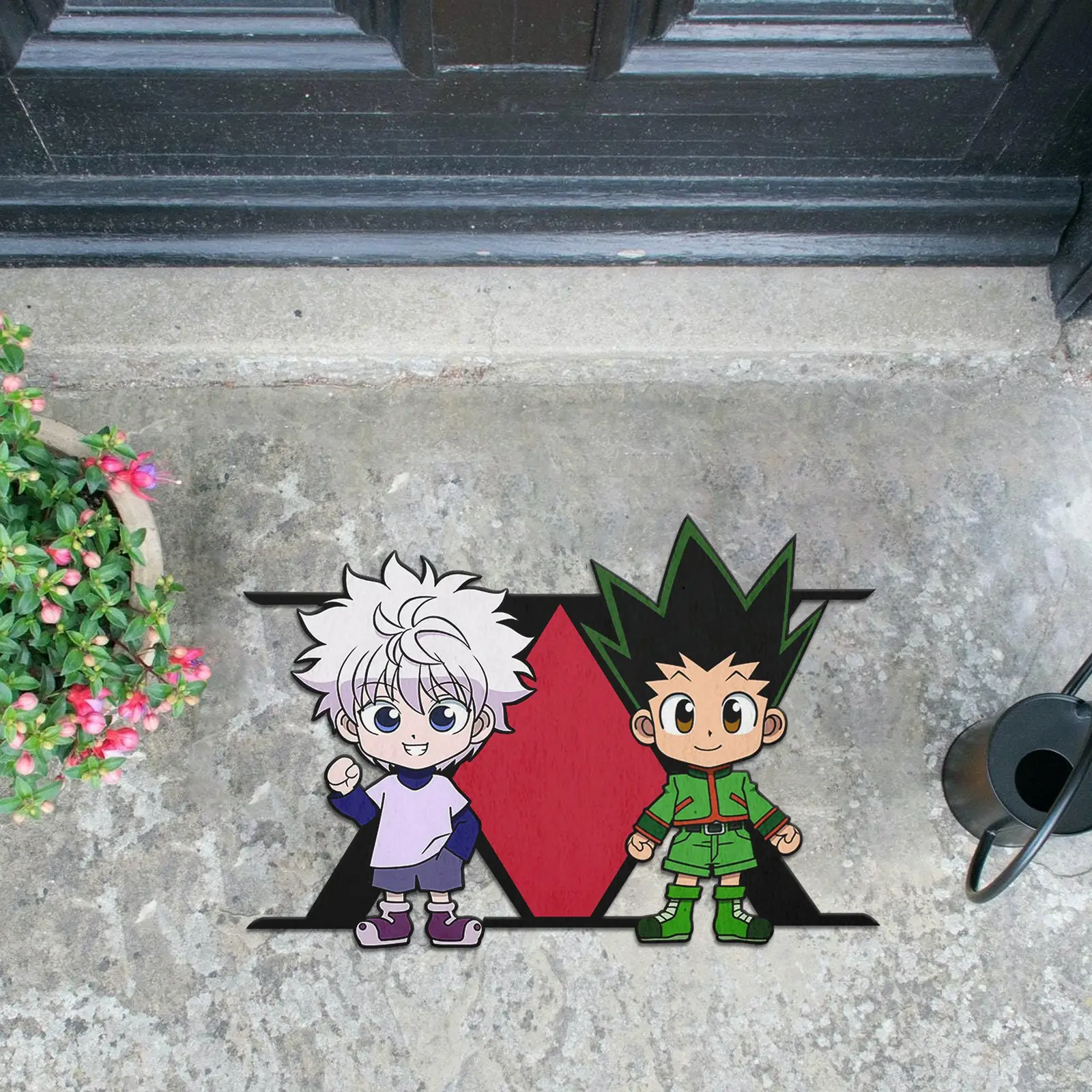 Hunter X Hunter Anime Custom Shape Rubber Doormat Home Decor