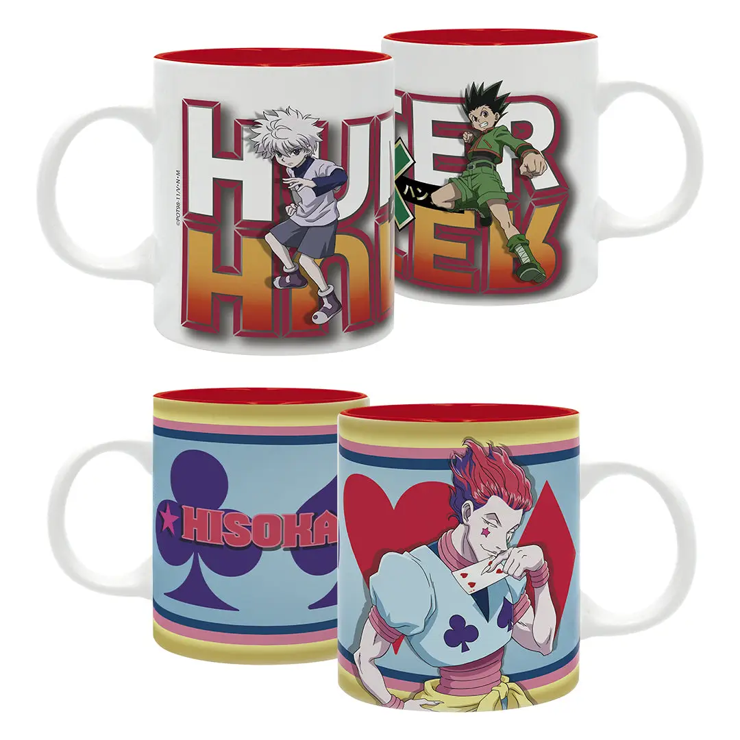 Hunter X Hunter Twin Pack Includes 2 Ceramic Coffee Team Mugs 11 Oz.