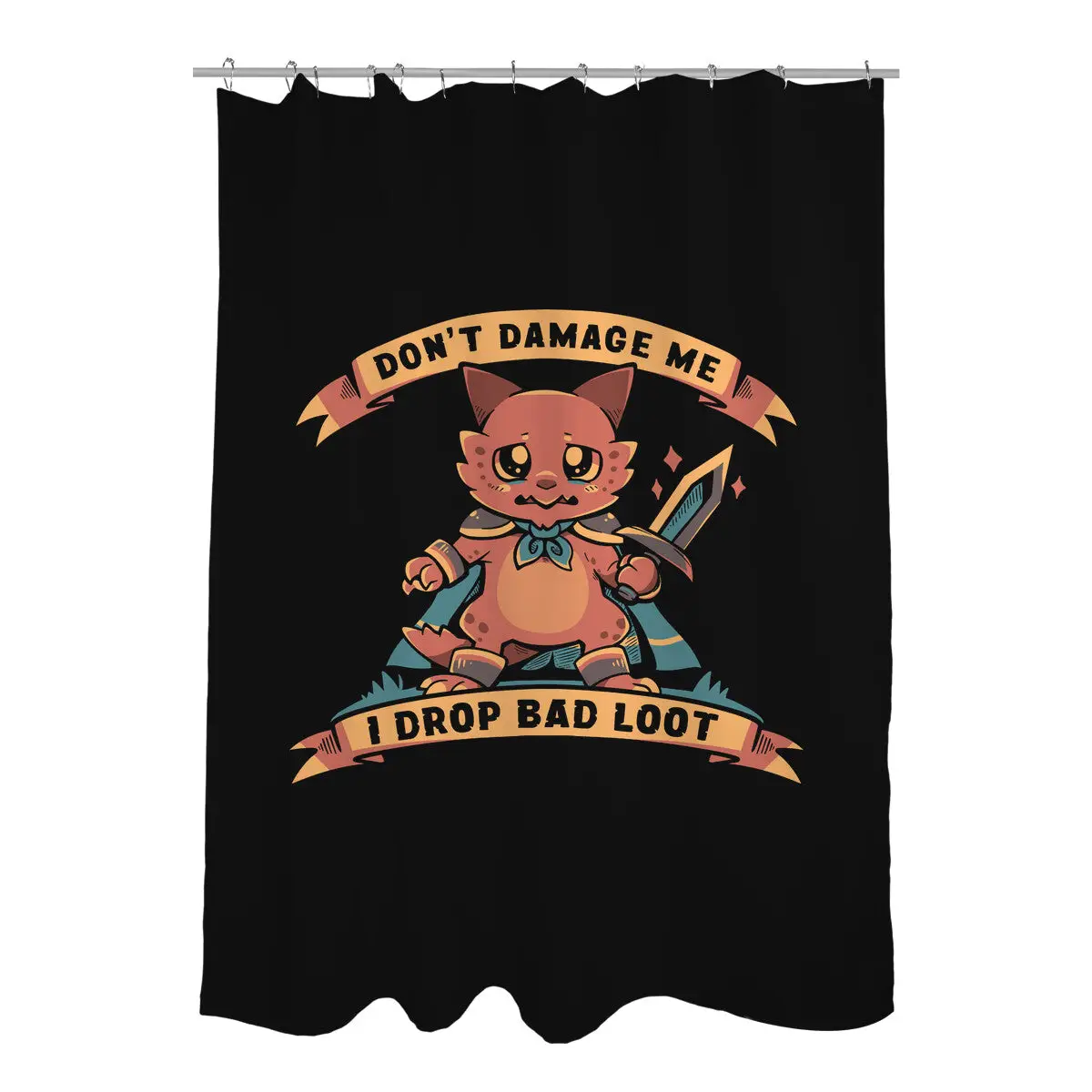 I Drop Bad Loot Shower Curtains