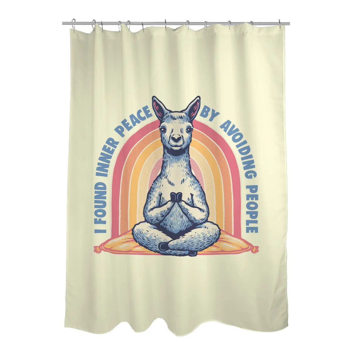 I Found Inner Peace Shower Curtains