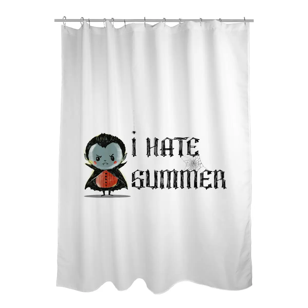 I Hate Summer Shower Curtains