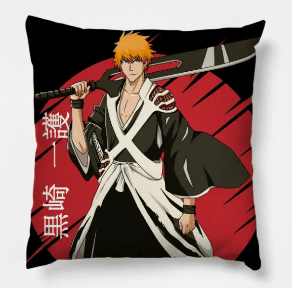 Ichigo Kurosaki Cushion For Anime Bleach Fans