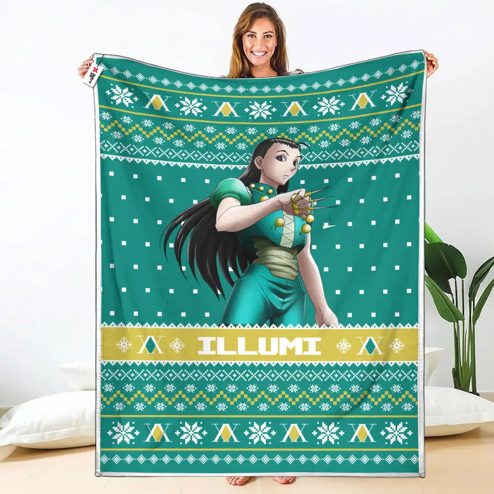 Illumi Zoldyck Blanket Custom Hunter x Hunter Anime
