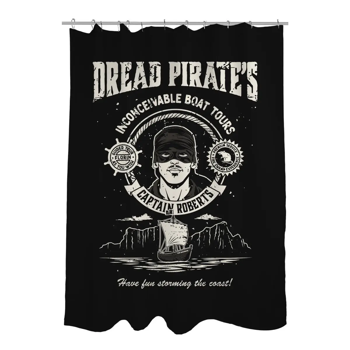 Inconceivable Tours Shower Curtains