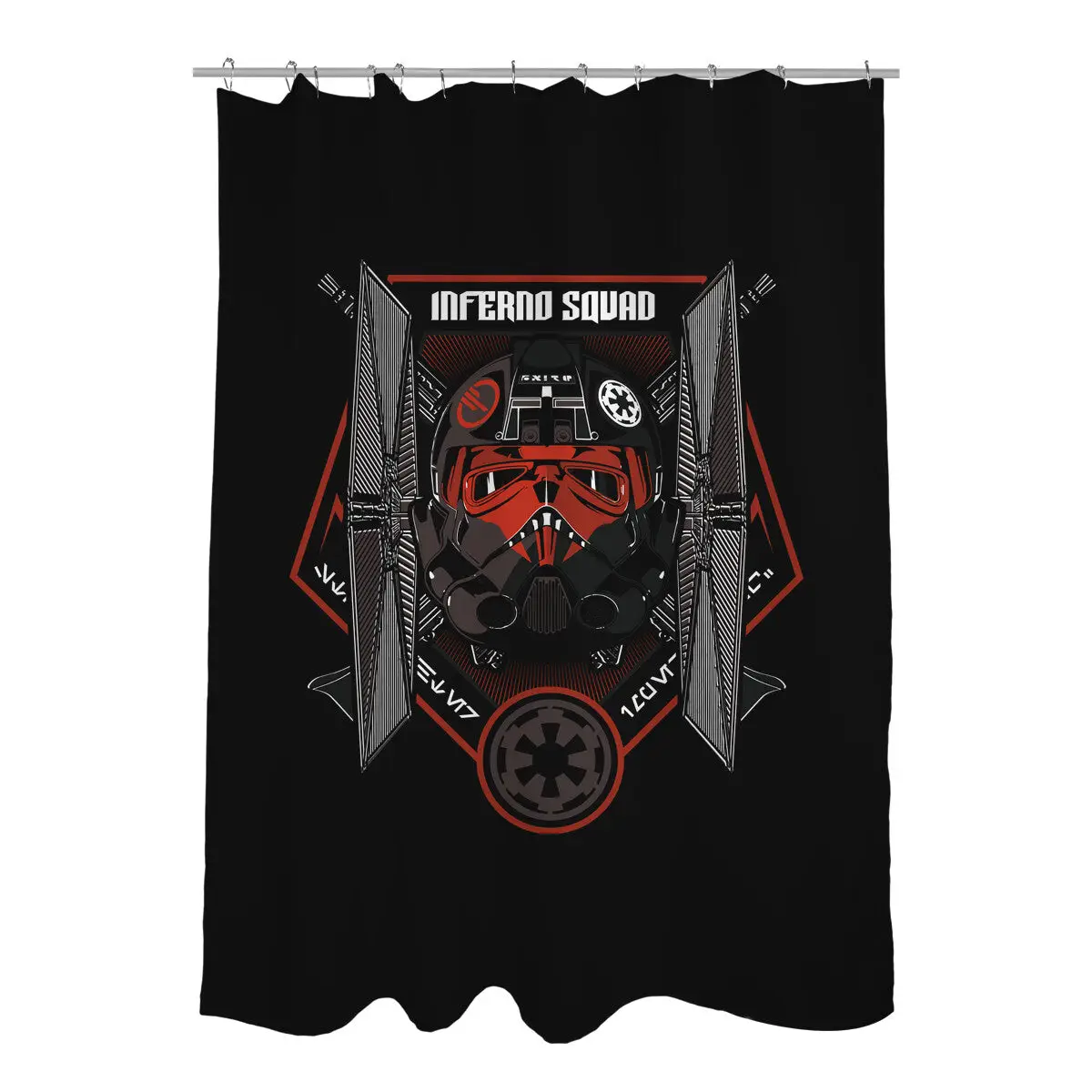Inferno Squadron Shower Curtains