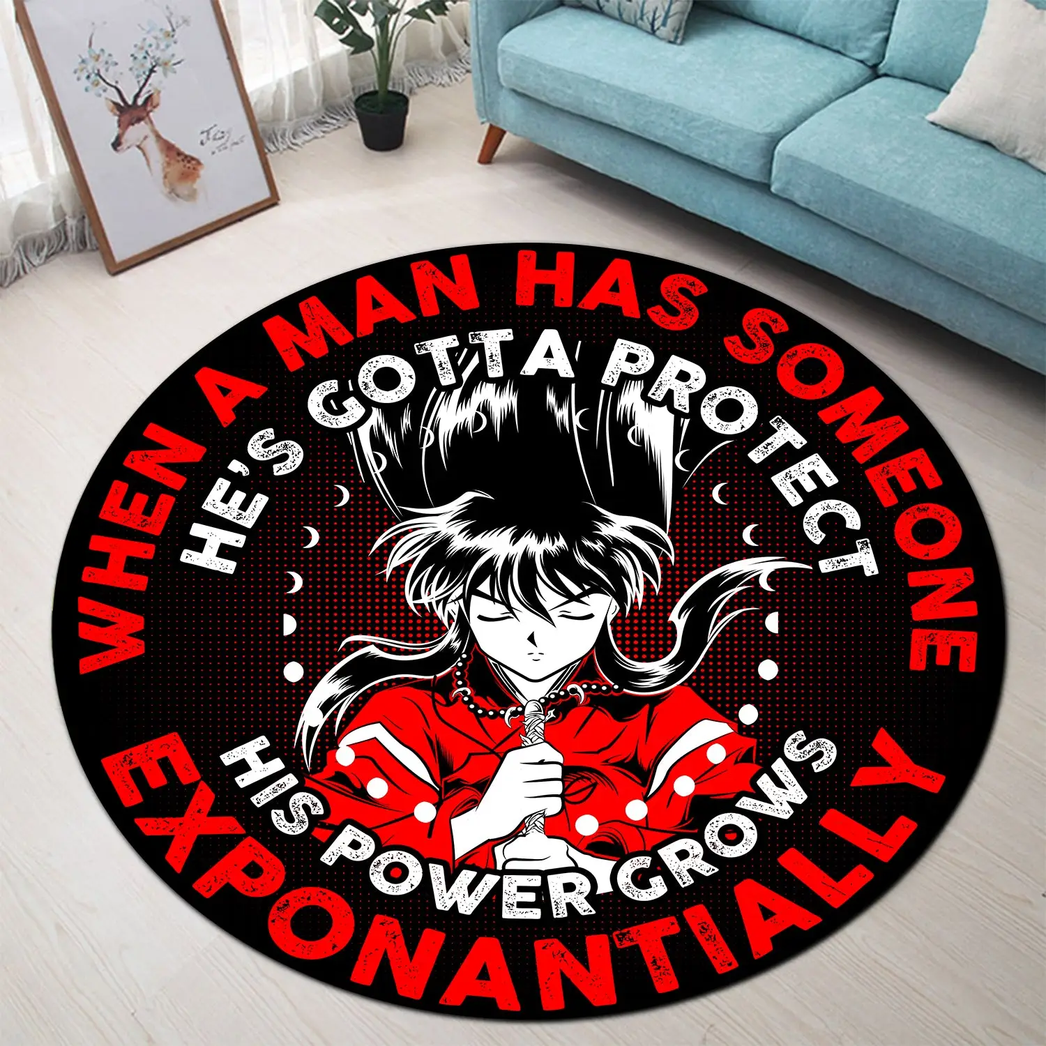 Inuyasha Round Rug