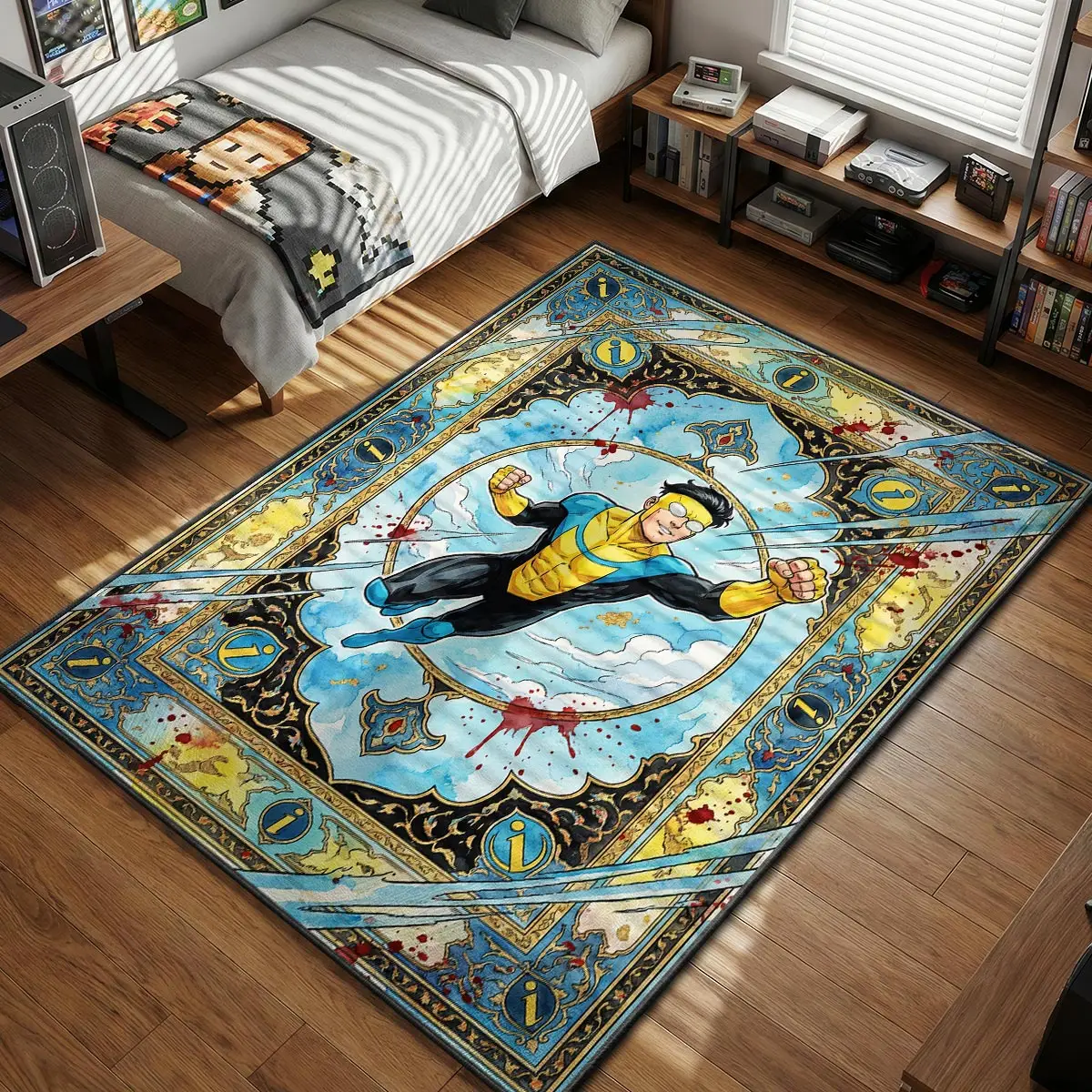 Invincible Bloody Flight Rug - Invincible Room Mat