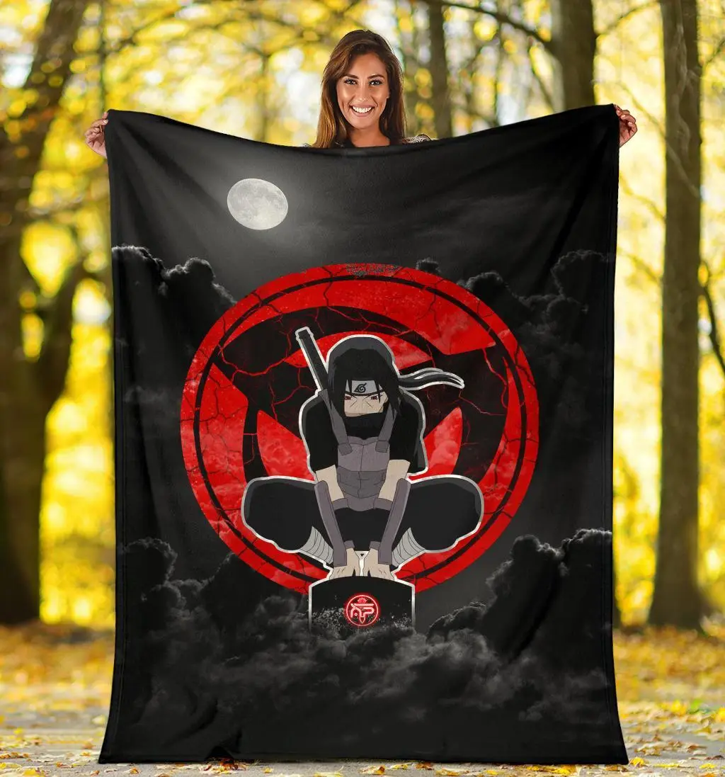 Itachi Anbu Sharingan Accessories Custom Blanket