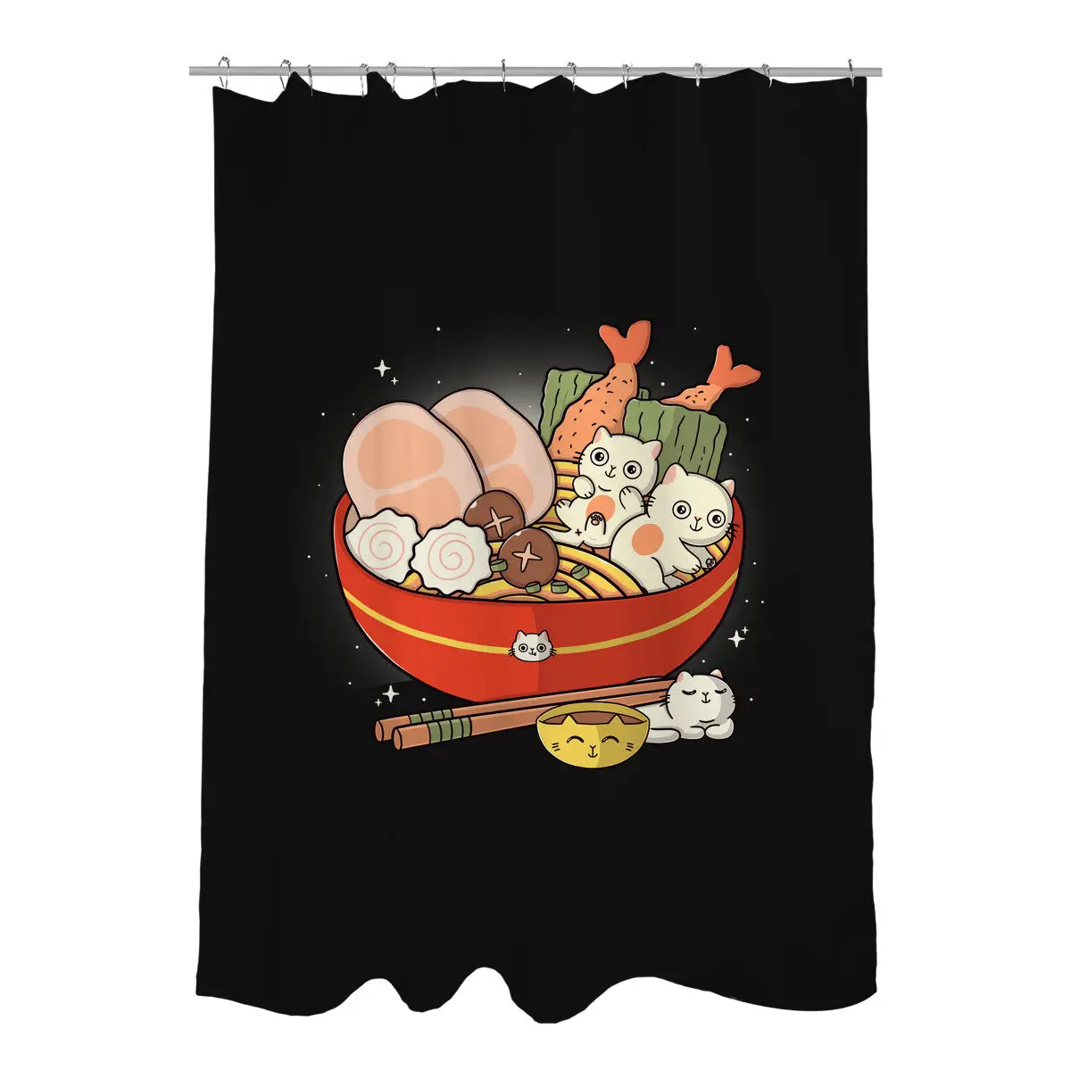 Itadakimeow Shower Curtains