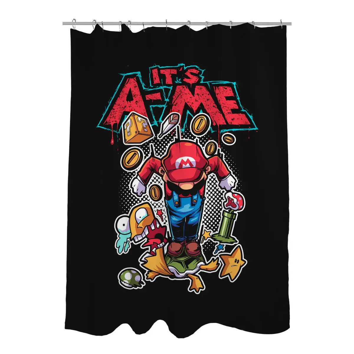 It's A Me Shower Curtains