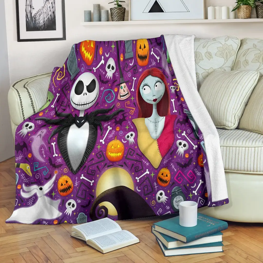 Jack Skellington And Sally Blanket 1