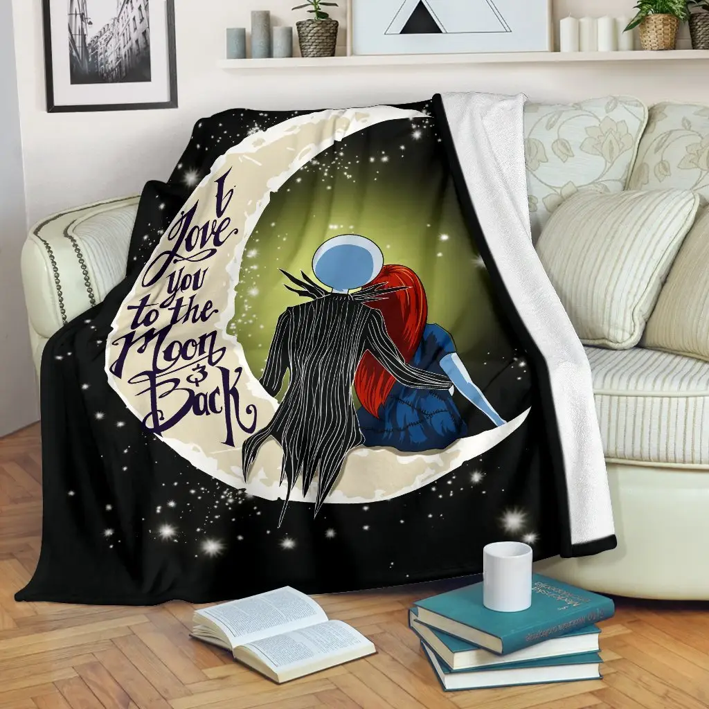 Jack Skellington And Sally Blanket 4