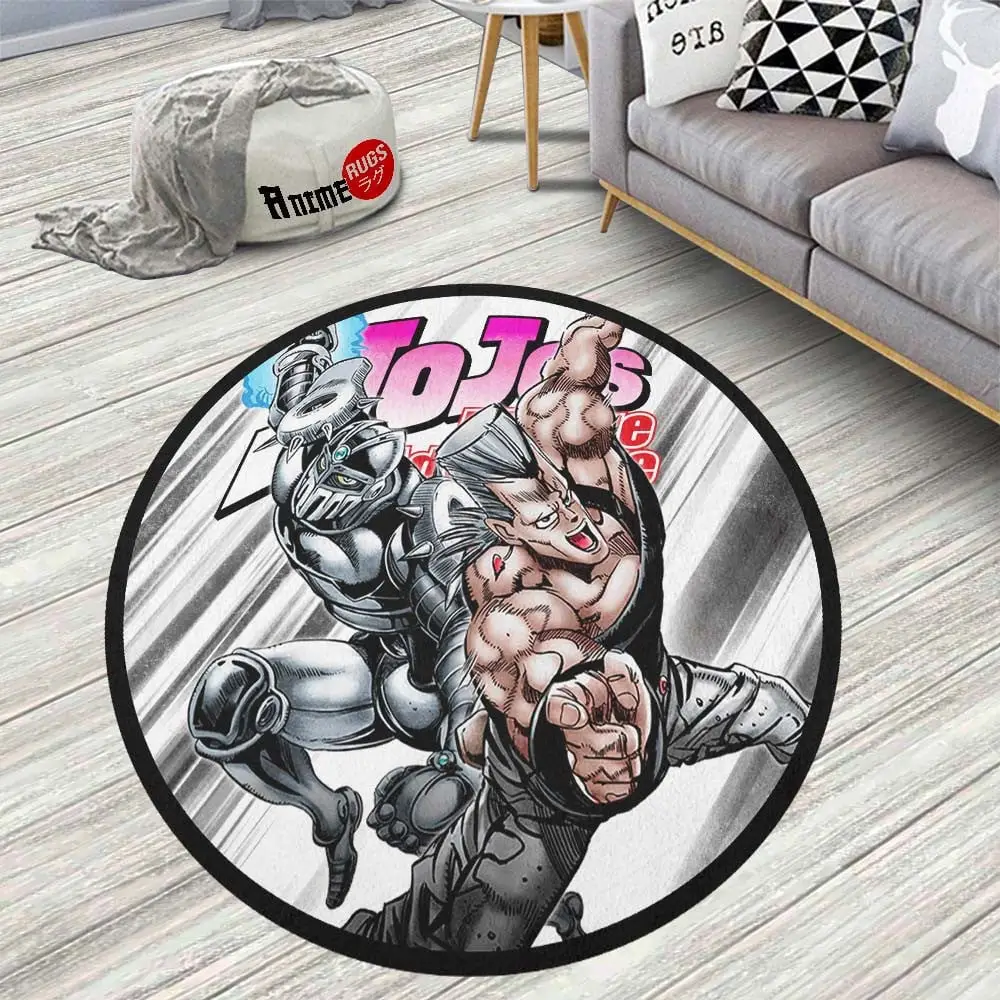 Jean-Pierre Polnareff Round Rug Custom Jojo's Bizarre Adventure