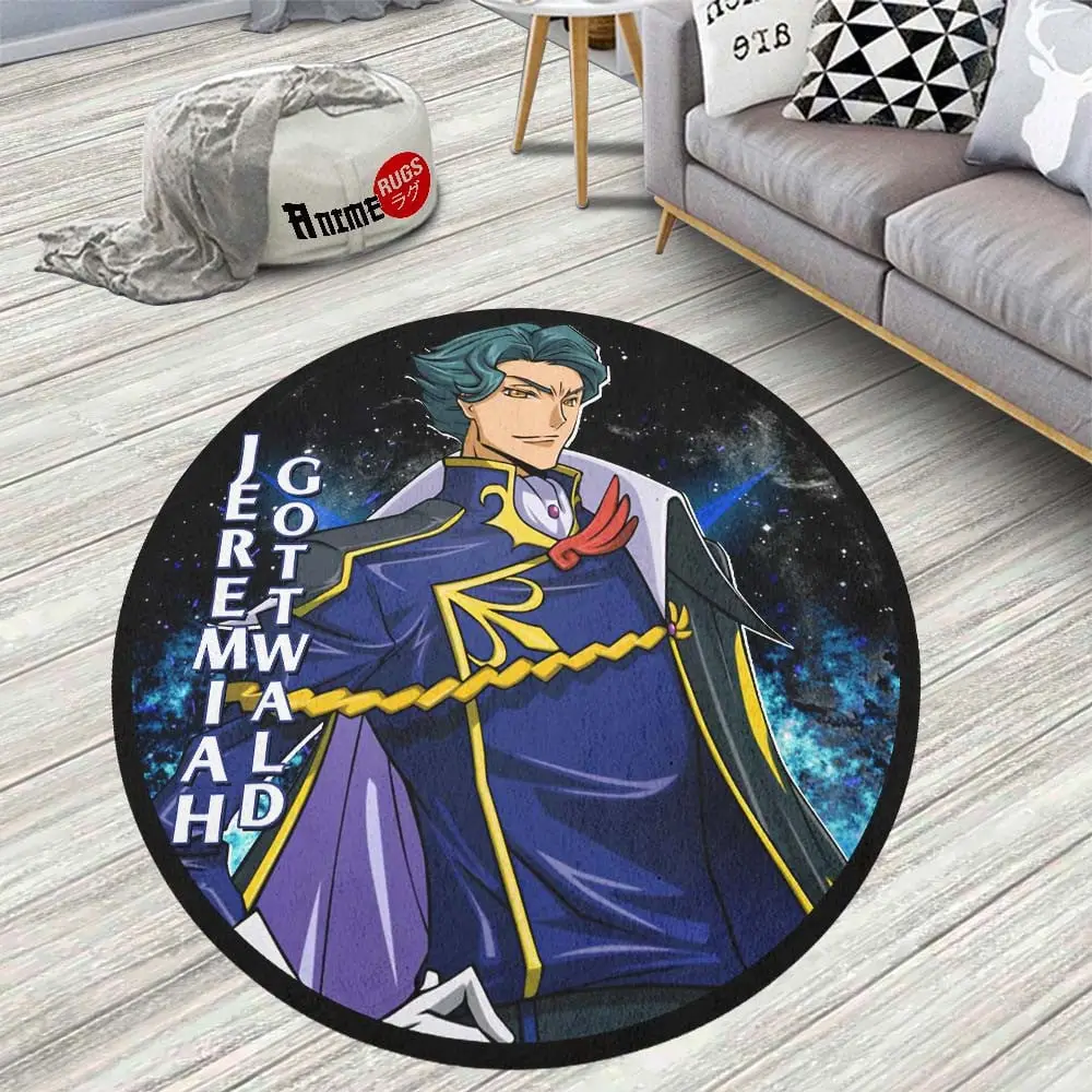 Jeremiah Gottwald Round Rug Custom Code Geass Anime Room Mats
