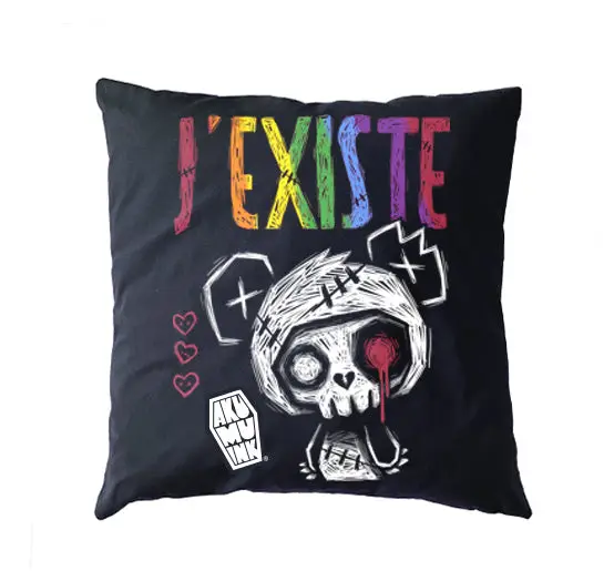 J'Existe: Pride Pillow Cushion