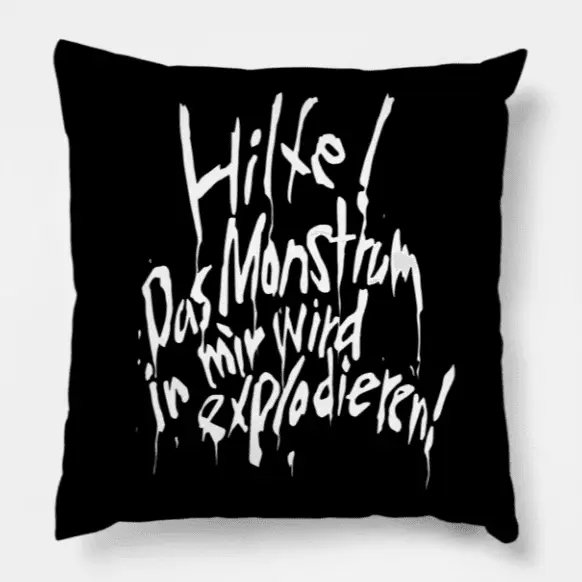 Johan's Quote Cushion For Anime Monster Fans