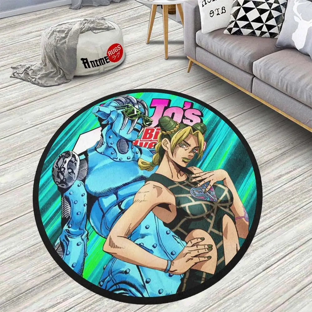 Jolyne Kujo Round Rug Custom Jojo's Bizarre Adventure