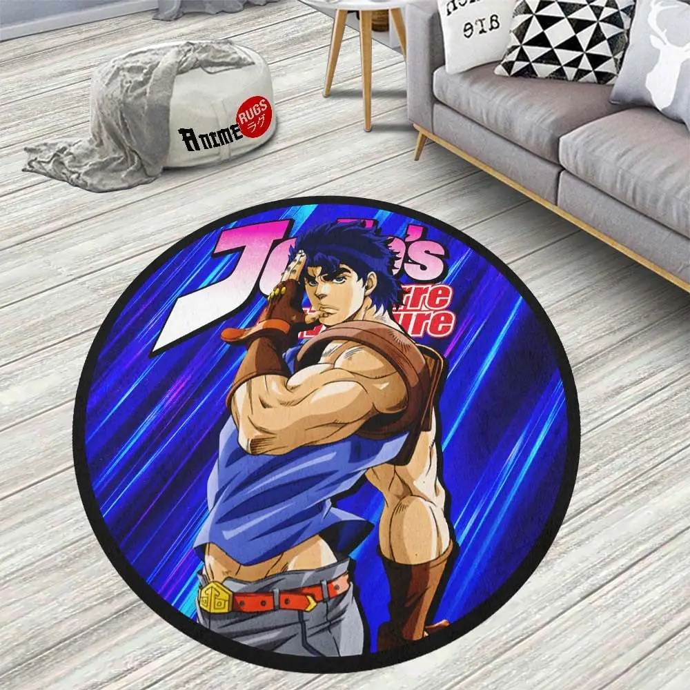 Jonathan Joestar Round Rug Custom Jojo's Bizarre Adventure