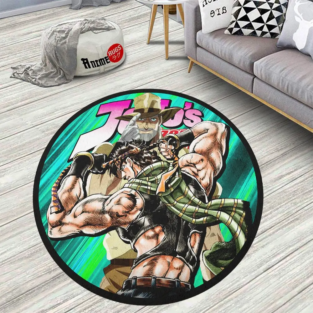 Joseph Joestar Round Rug Custom Jojo's Bizarre Adventure