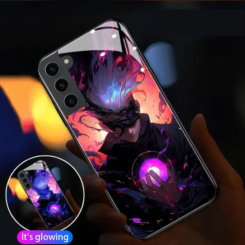 Jujutsu Kaisen LED Flash Call Light Up Glowing Samsung Phone Case