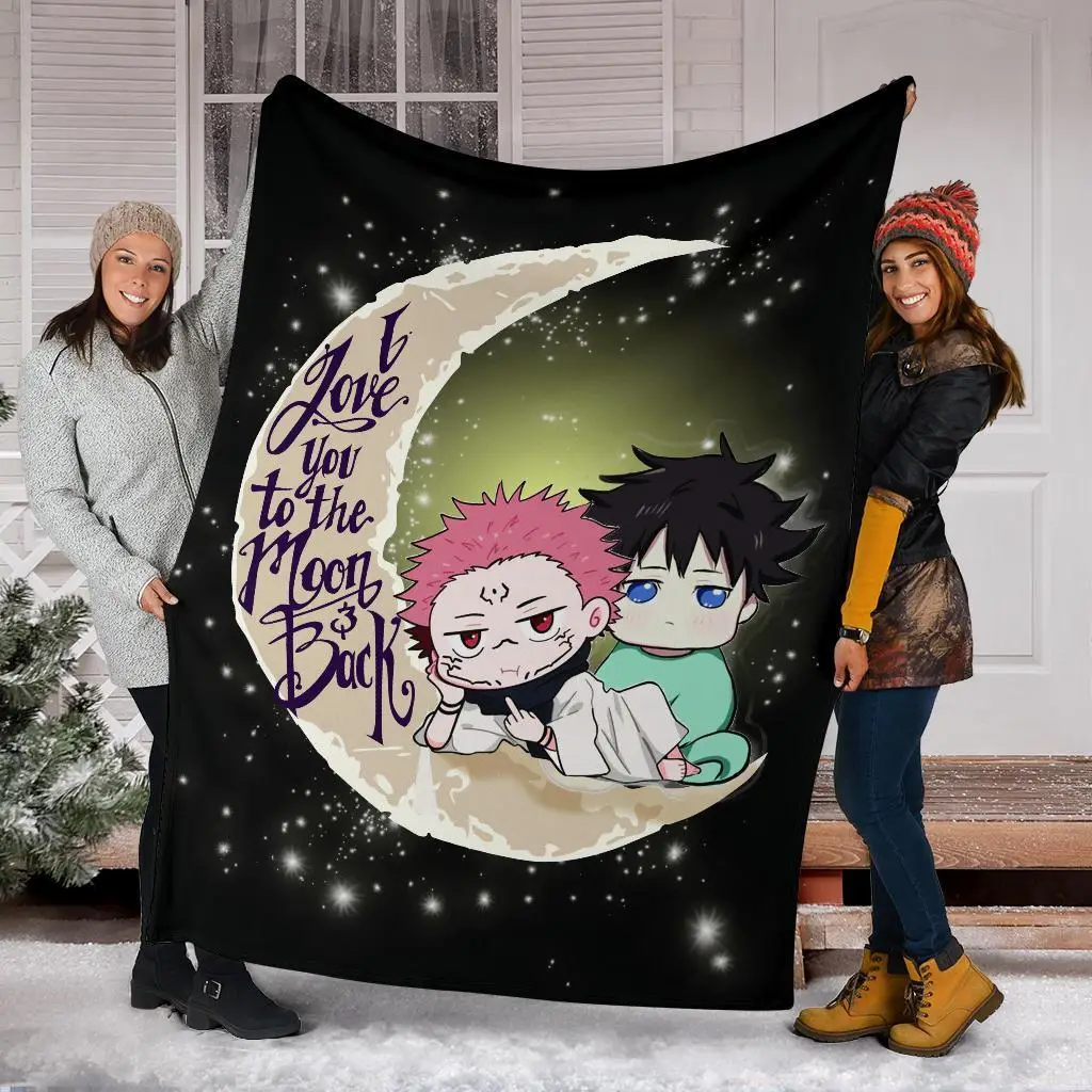 Jujutsu Kaisen Megumi Sukuna Chibi Cute Anime Blanket
