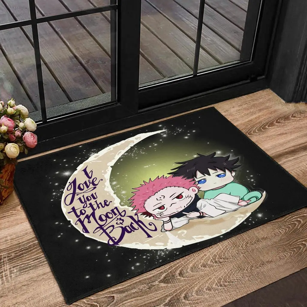 Jujutsu Kaisen Megumi Sukuna Chibi Cute Anime Doormat
