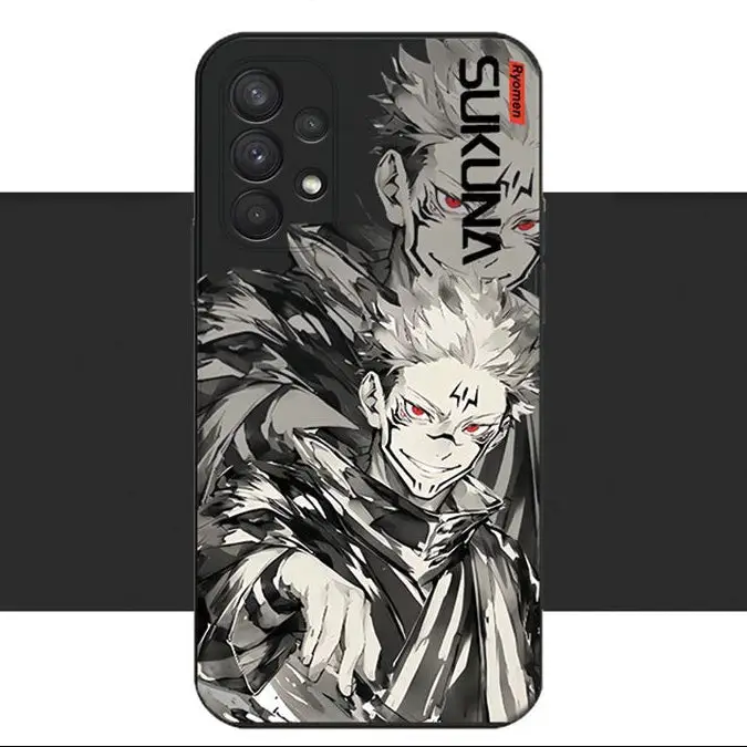 Jujutsu Kaisen Ryomen Sukuna All-inclusive Liquid Silicone Samsung Galaxy Phone Cases