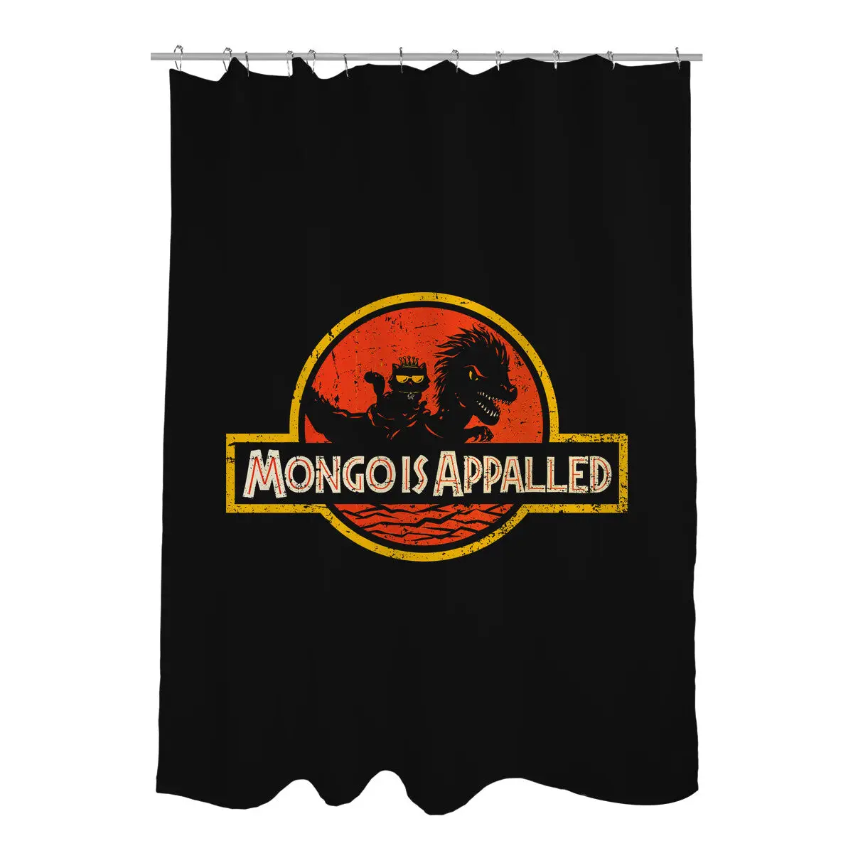 Jurassic Crawl Shower Curtains