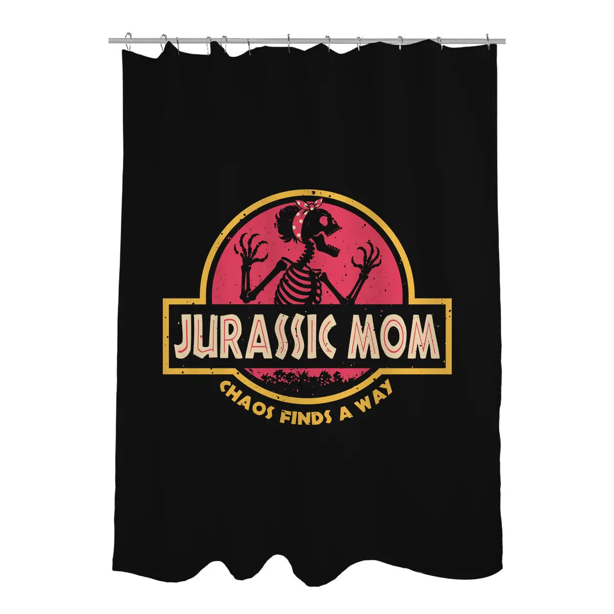 Jurassic Mom Shower Curtains