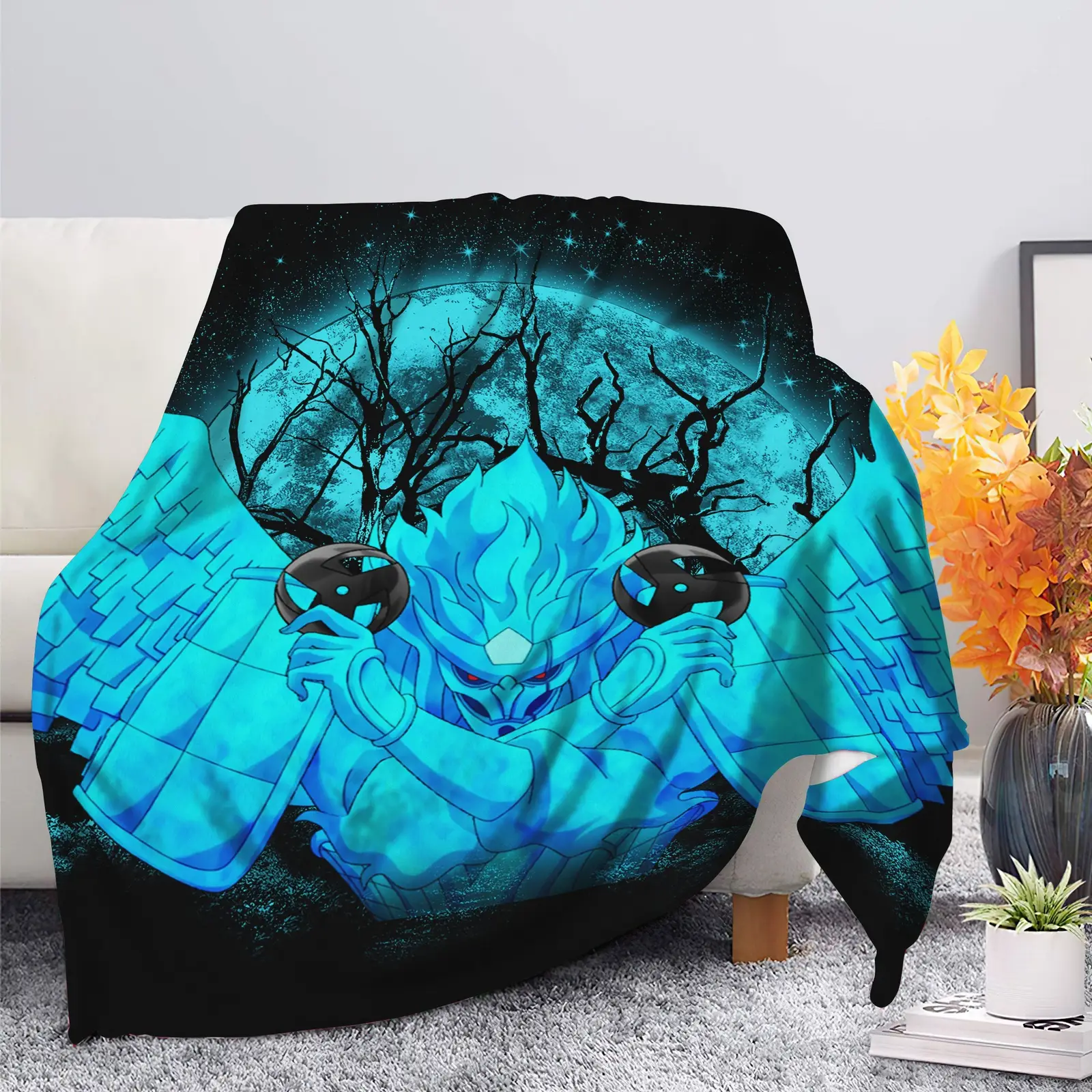 Kakashi Perfect Susano Naruto Moonlight Blanket