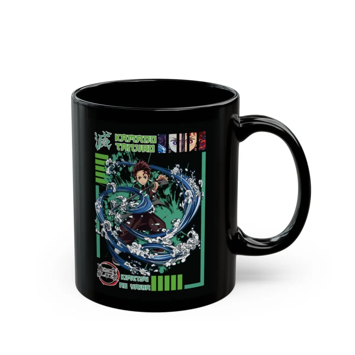 Kamado Tanjiro Mug 11oz Black