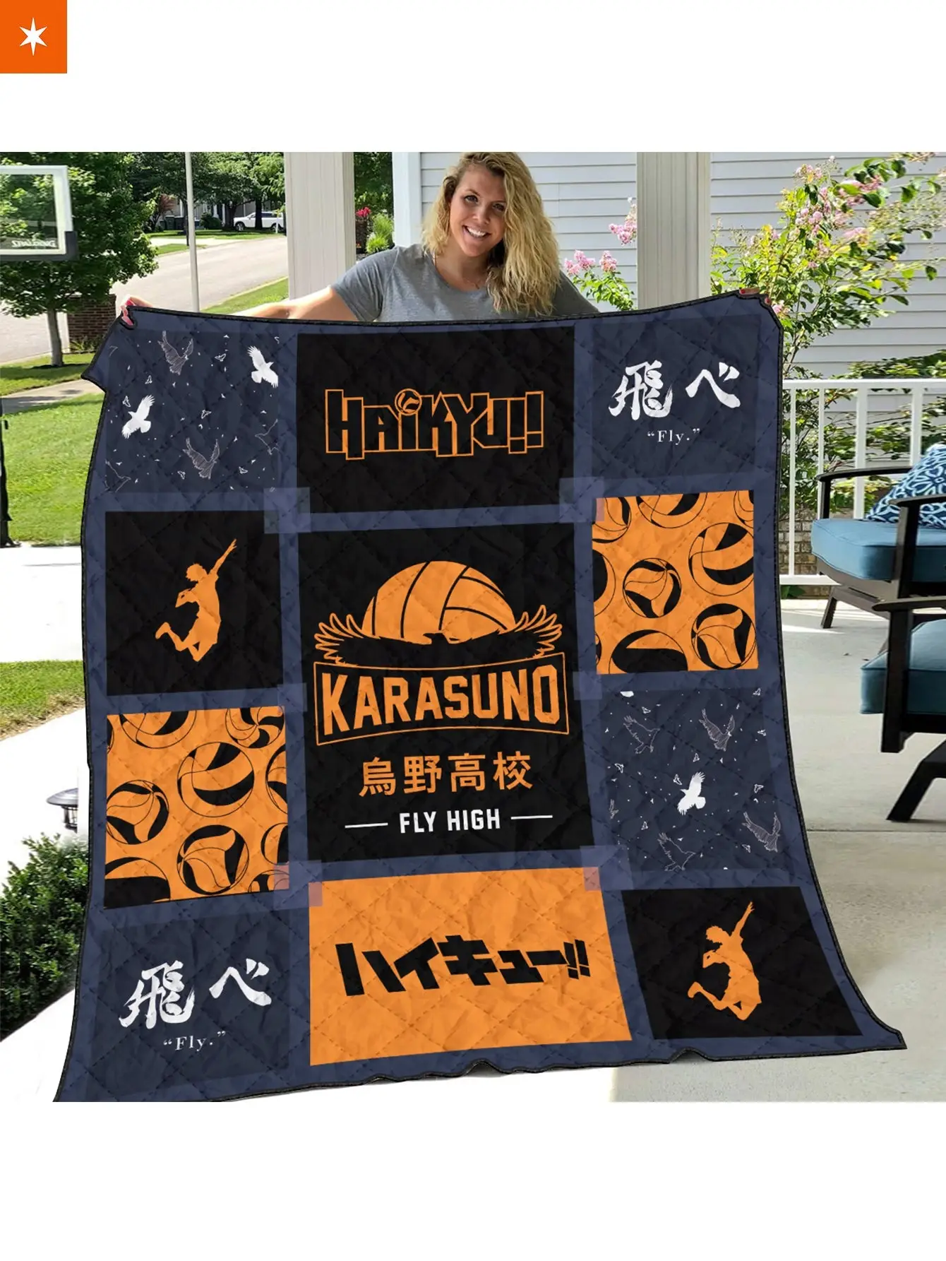 Karasuno Cozy Quilt Blanket