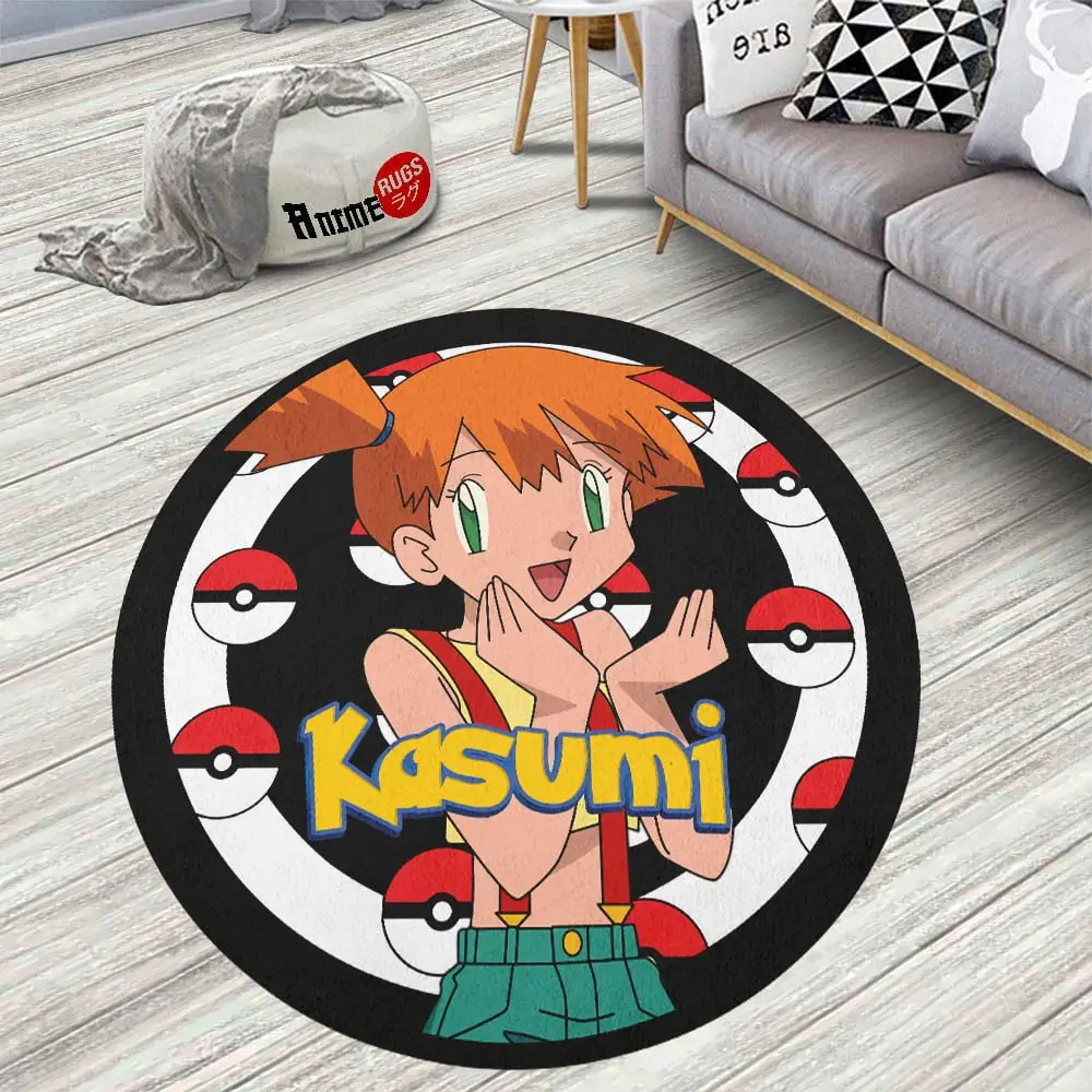 Kasumi Skid-Proof Round Rug