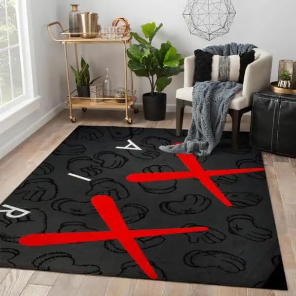 Kaws Hand X Air Kwas Rug Home Decor